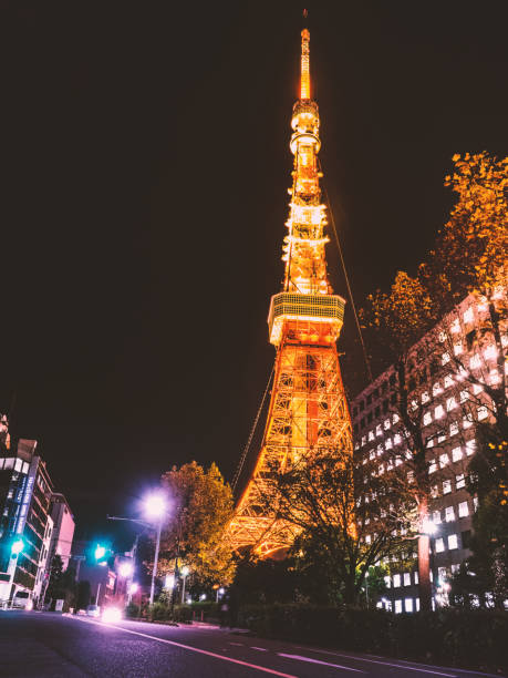 istock colorful from tokyo tower and cityscape at night from front view 682982240