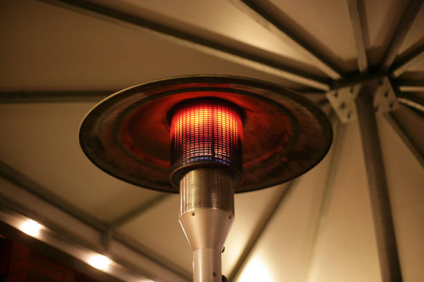 istock Heat outdoor lamp 682985380
