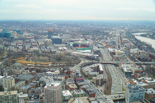 The City of Boston - aerial view - BOSTON , MASSACHUSETTS