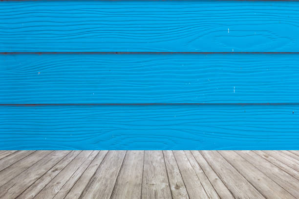 istock Texture of colorful wooden wall, Background 683014050