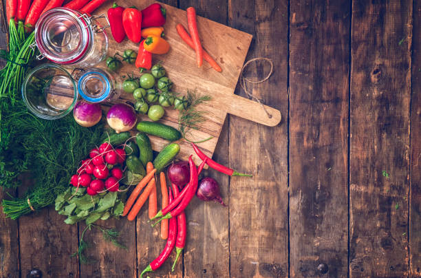 istock Preserving Organic Vegetables in Jars 683014754