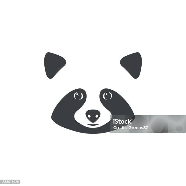 Raccoon Face Raccoon Mascot Idea For Logo Emblem Symbol Icon Vector Illustration Stock Illustration - Download Image Now