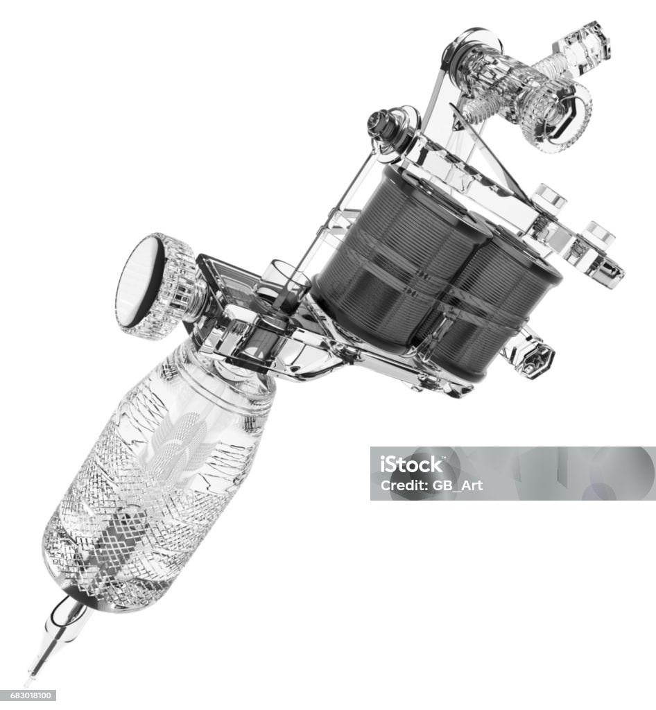 Máy Xăm Nhựa Màu Xám Với Độ Bám Trong Suốt Hình ảnh Sẵn có - Tải ...