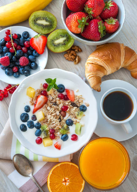 istock Yogurt with muesli and fresh fruits 683036120