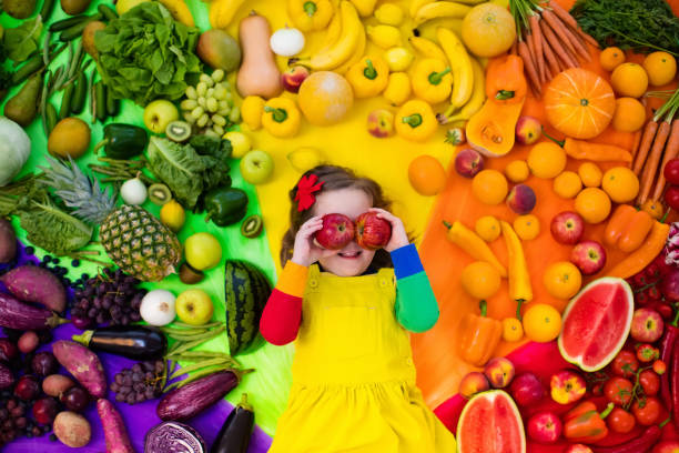 istock Healthy fruit and vegetable nutrition for kids 683041750