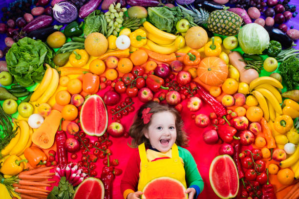 istock Healthy fruit and vegetable nutrition for kids 683044466