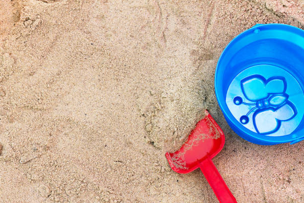 istock Children's toys in the sandbox. 683047238