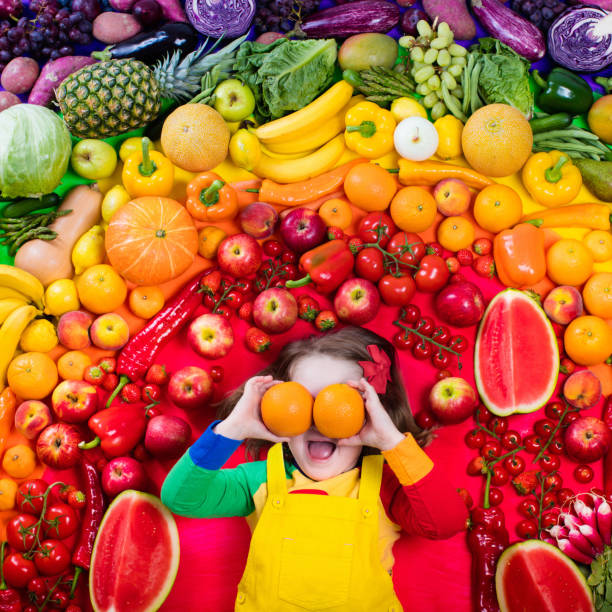 istock Healthy fruit and vegetable nutrition for kids 683047490