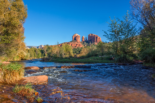 the scenic landscape of cathedral rock Sedona Arizona