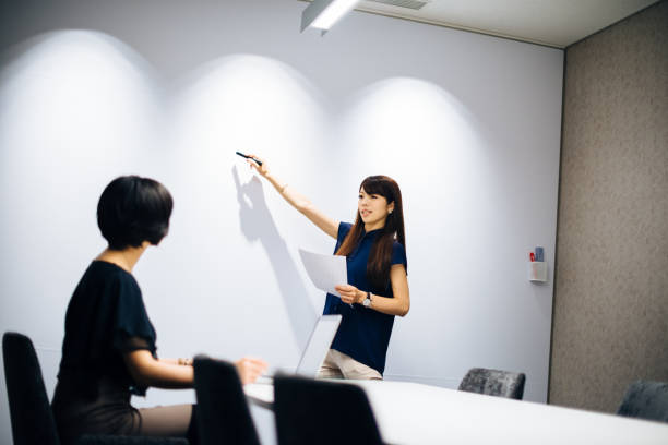 istock Seminar on gaining new skills in financial industry 683061274