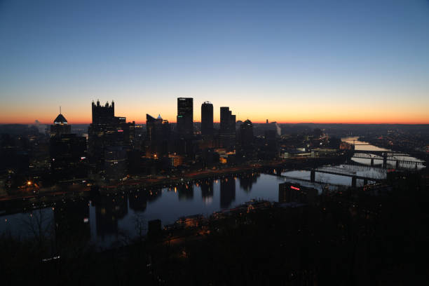 istock Pittsburgh Skyline at Sunrise 683081532