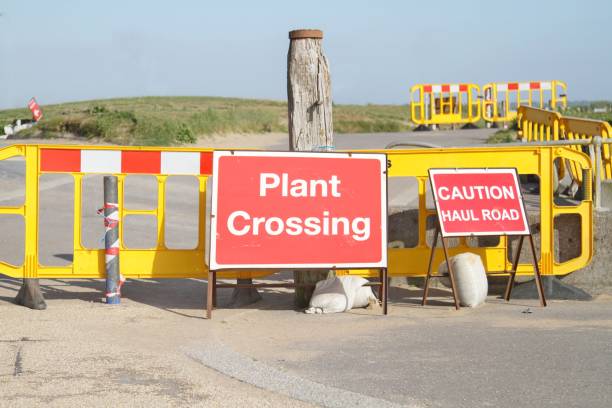 istock Heavy plant crossing sign 683081714