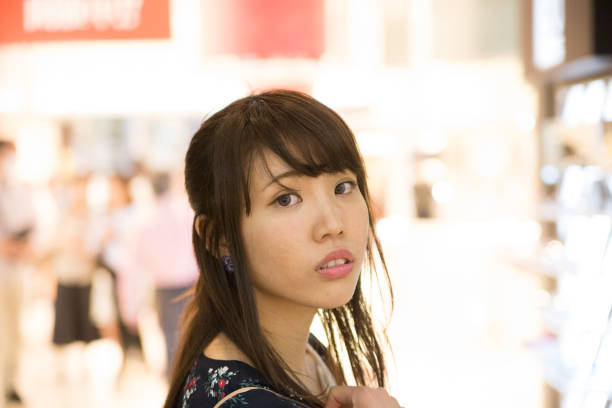 istock Cute woman walking in the city 683097186