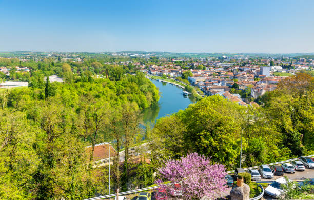 istock The Charente River at Angouleme, France 683097194