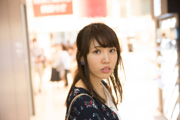 istock Cute woman walking in the city 683097614