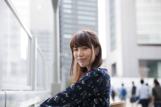istock Cute woman walking in the city 683097642