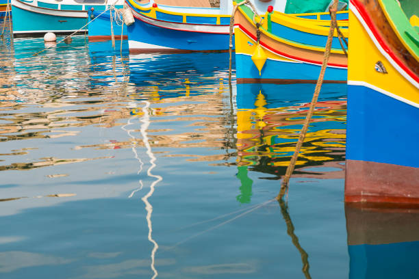 istock Boats in Marsaxlokk harbor, Malta 683098432