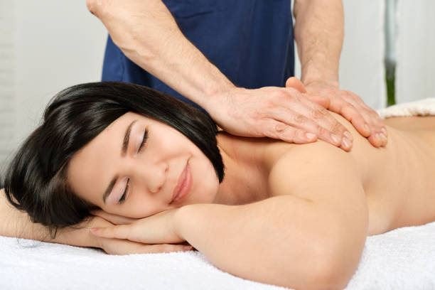 istock Woman relaxing in spa 683105578