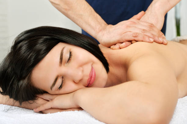 istock Woman relaxing in spa 683105580
