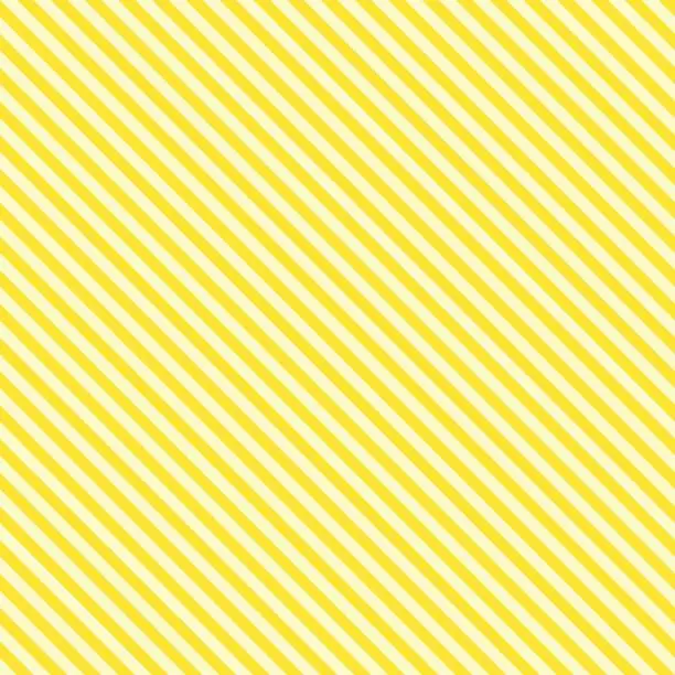 Vector illustration of Pattern stripe seamless yellow two tone colors. Diagonal stripe abstract background vector.