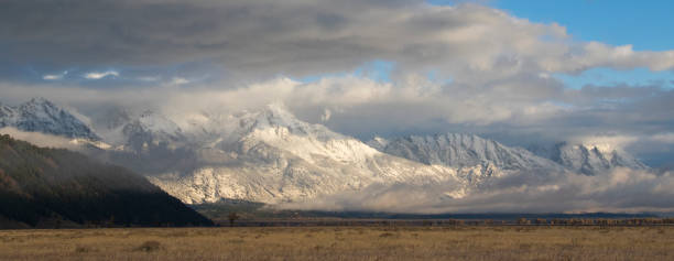istock Blacktail butte toward Tetons with antelope sagebrush flats 683125258