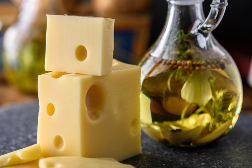 Swiss Cheese Close up