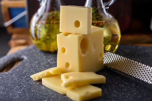 Swiss Cheese Close up