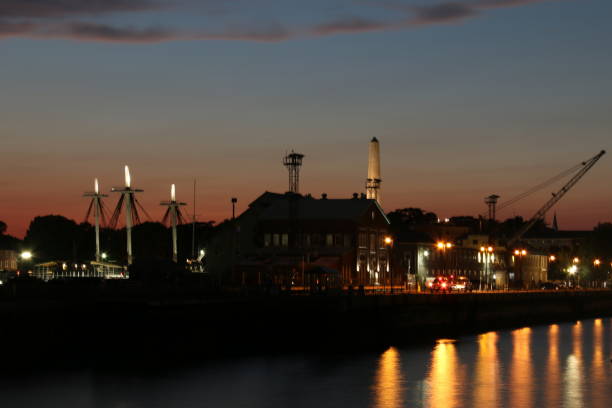 istock Charlestown harbor at dusk 683145746