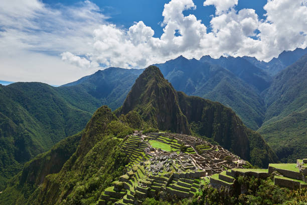 istock Green terraces in Machu Picchu 683181354