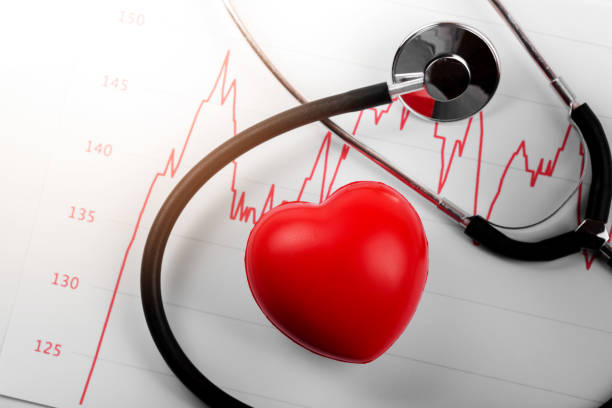 istock cardiogram with heart and stethoscope 683191186