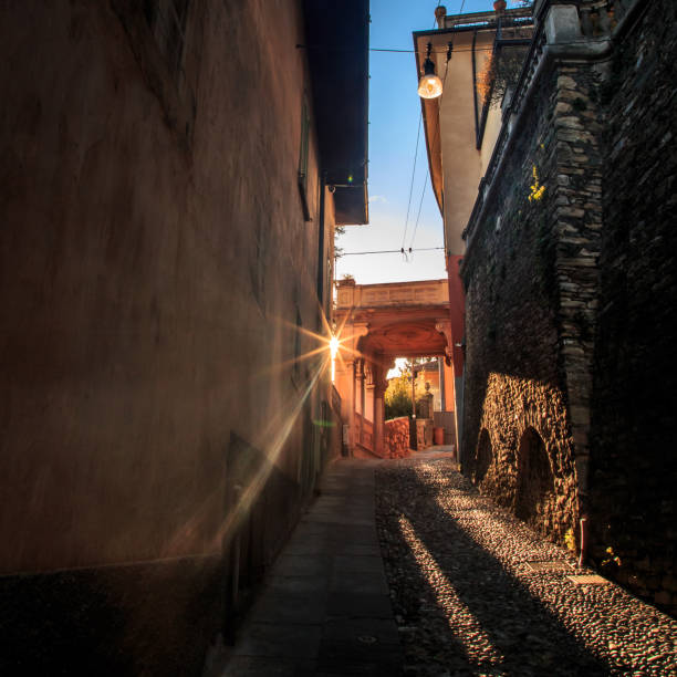 istock colorful sunset in Bergamo 683194564