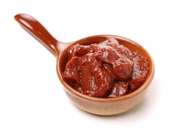 istock Hot pot    suki sauce   isolated on white 683195720