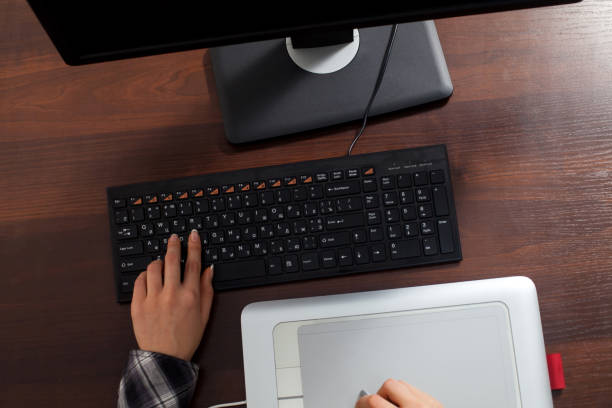 istock Retouching works in the office 683198674