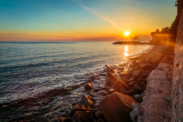 istock Sunset at the sea, Trieste 683198918