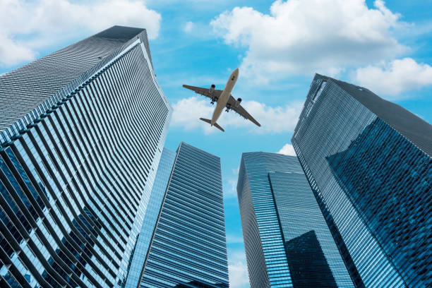 istock Tower of business and central command., Modern architecture design. 683199032