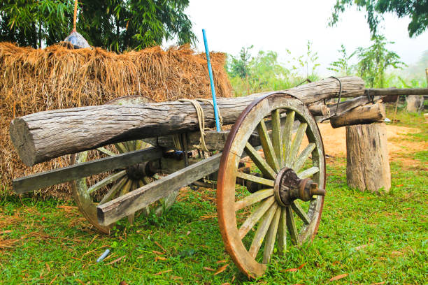 istock vintage wooden cart 683214776