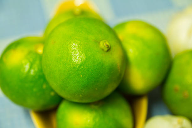 fresh lime green with sour taste.