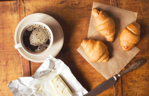 istock Traditional French breakfast 683215796