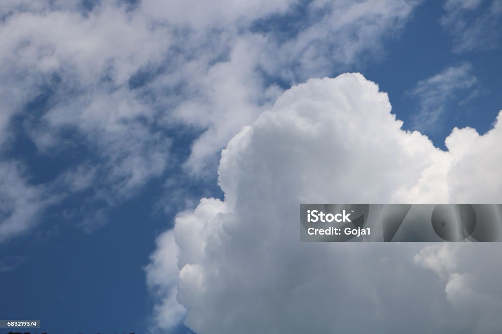 White Cloudy sky Abstract Stock Photo