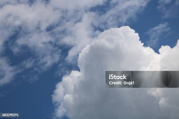 White Cloudy Sky Stock Photo - Download Image Now - Abstract, Aerial View, Backgrounds