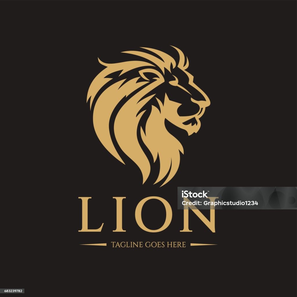 Lion illustration - clipart vectoriel de Lion libre de droits