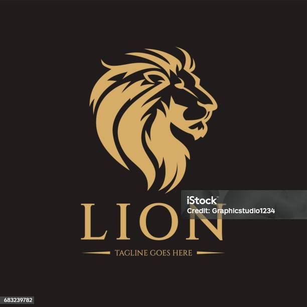 Lion Illustration Vecteurs libres de droits et plus d'images vectorielles de Lion - Lion, Logo, Signe du lion
