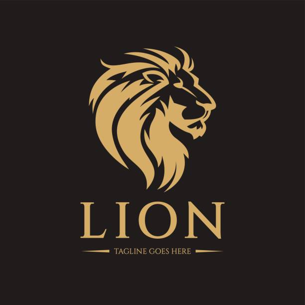 Lion vector Lion design template. Vector illustration 1234 stock illustrations