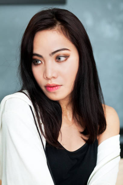 istock Black and white fashion modelling with transgender 683241086