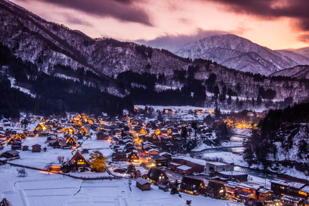 istock Shirakawago Village in Winter 683244072
