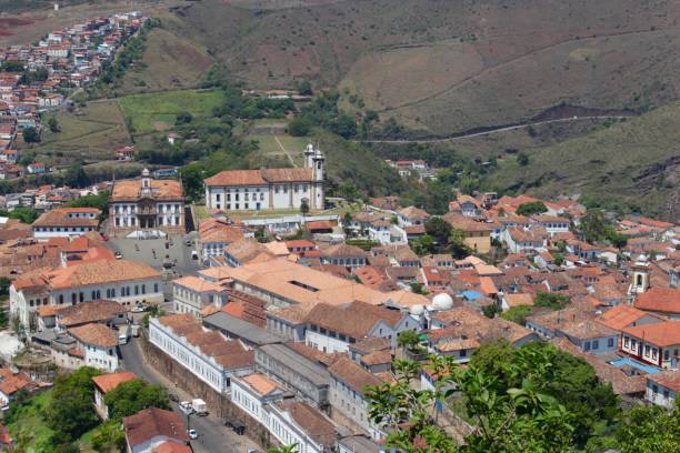 istock Ouro Preto seen from the hill 683247184