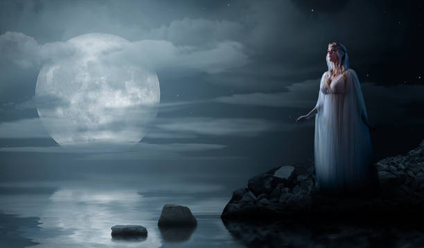 istock Elven girl on sea coast 683251060