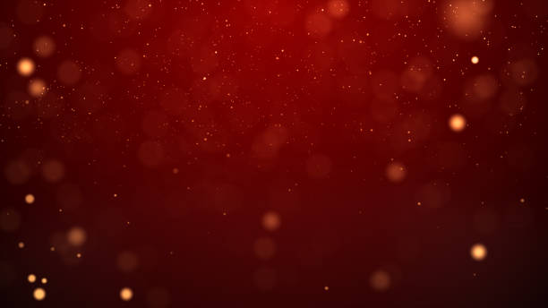 christmas lights intreepupil achtergrond - rood stockfoto's en -beelden