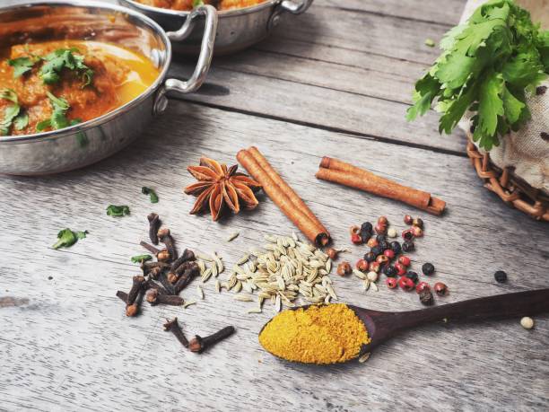 istock Stewed of indian curry with spice 683268866