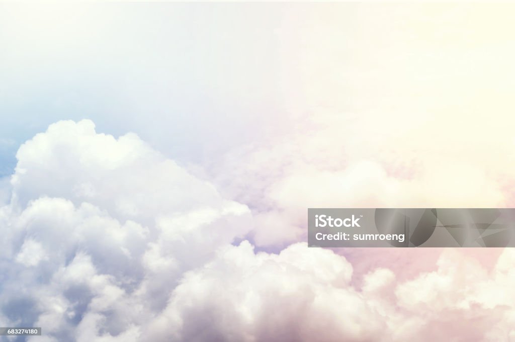 vivid colorful clouds , colorful sky Overcast Stock Photo
